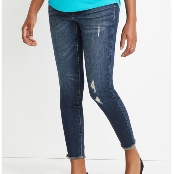 Kancan Annie Maternity Jeans Distressed 9/28 NEW - Picture 15 of 16